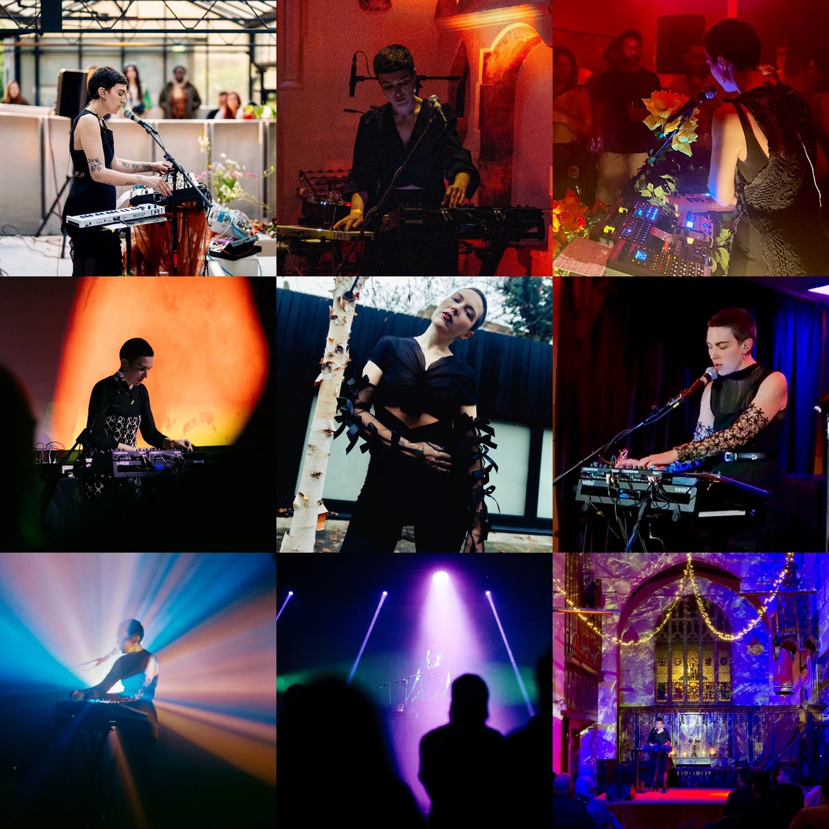 Grateful for a transformative year full of life/musical growth (&amp; hard times alike) ❄️ thrilled I got the chance to perform ONDA for you all &amp; looking forward to more of it 🖤 xox