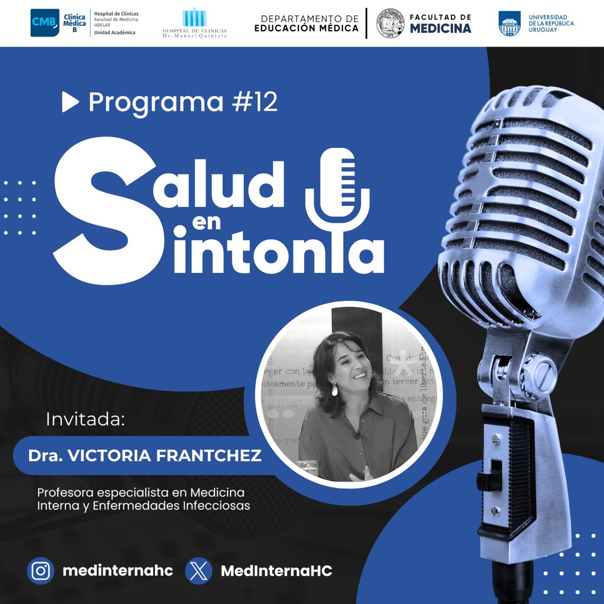 #Nuevoepisodio 

Llegó el episodio más pedido por nuestros oyentes 🙌🏻💫

En esta nueva entrega la Dra. <a href="/VFrantchez/">victoria frantchez</a> nos acompaña a charlar sobre PrEP y VIH 💊

¿Qué es? ¿Para quién está indicada? 

Eso y mucho más es 👇🏼

acortar.link/3WBul6

#saludensintonia #prevención
