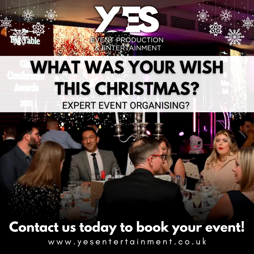 yesents's tweet photo. ✨ What was your wish this Christmas? ✨  

Expert event organising? 

You’re in the right hands! 

Since 2006, Yes Entertainment has been delivering top-notch corporate event entertainment, wedding entertainment, and Christmas party fun across London and the South East. 

Whe... https://t.co/lN6LN2aqer