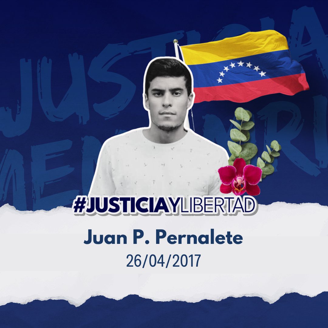 JEPvzla's tweet photo. #26Dic | Juan Pablo Pernalete era un joven ejemplar, estudiaba en la UniMet con beca por excelencia deportiva y soñaba con un futuro mejor para su país. Fue vilmente asesinado el 26 de abril de 2017 en medio de una protesta.  #JusticiayLibertad https://t.co/3XqIFHyHBI
