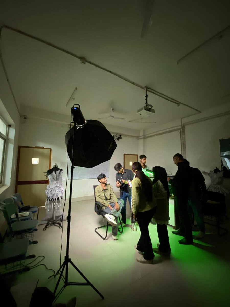 UpidrOfficial's tweet photo. Today, an insightful photography workshop was conducted for our 5th semester students from #costumedesignDesign & #GarmentTechnology and #crafttechnology.
The session covered:
Lighting Techniques – mastering the art of perfect lighting.
Perspectives – seeing the world through creative angles.
Videography Basics – adding motion to creativity.
Our students explored the nuances of capturing moments and creating stories through visuals.
#UPIDR
#institute
#fashioncollage
#lucknow