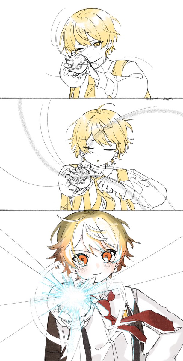 ワンツーにてら🪺たるして欲しい……っていう絵…… | 〆鯖 さんのマンガ
