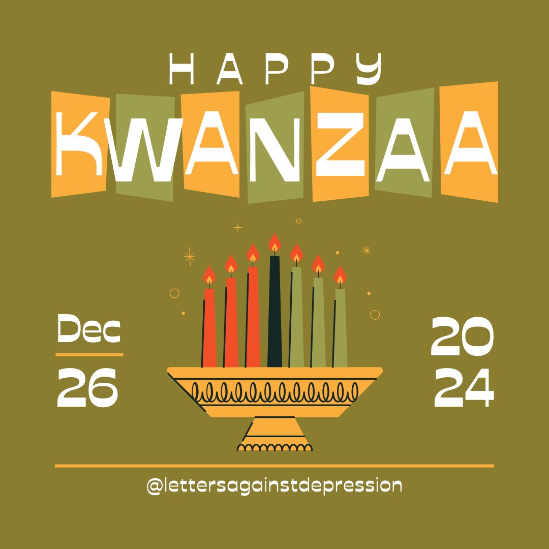 Letters_Against's tweet photo. Happy Kwanzaa! 🕯️✨️ https://t.co/L7qeW9K6Oi