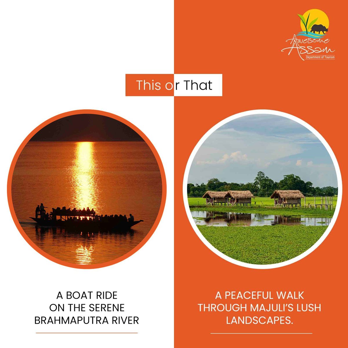 aweassam's tweet photo. What  would you choose? Tell us in the comments
For more information about Awesome Assam and bookings etc. log on to https://t.co/dSPM1Adhpu

#AwesomeAssam
#AssamTourism
#Assam
#ExploreAssam
#TravelAssam
#WelcometoAssam https://t.co/fwh60ewtK6