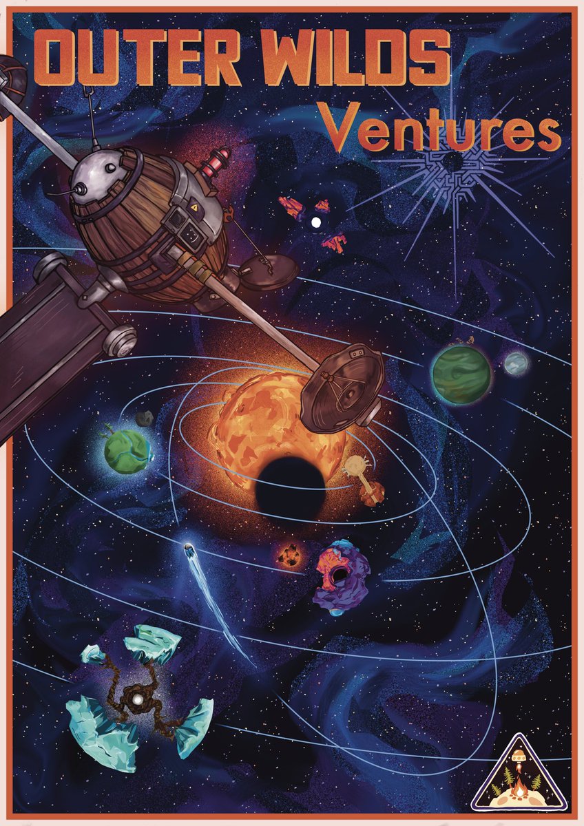 In honour of my one year anniversary of playing outer wilds for the first time, a thread of all the art I made so far, in kinda chronological order
🧵
