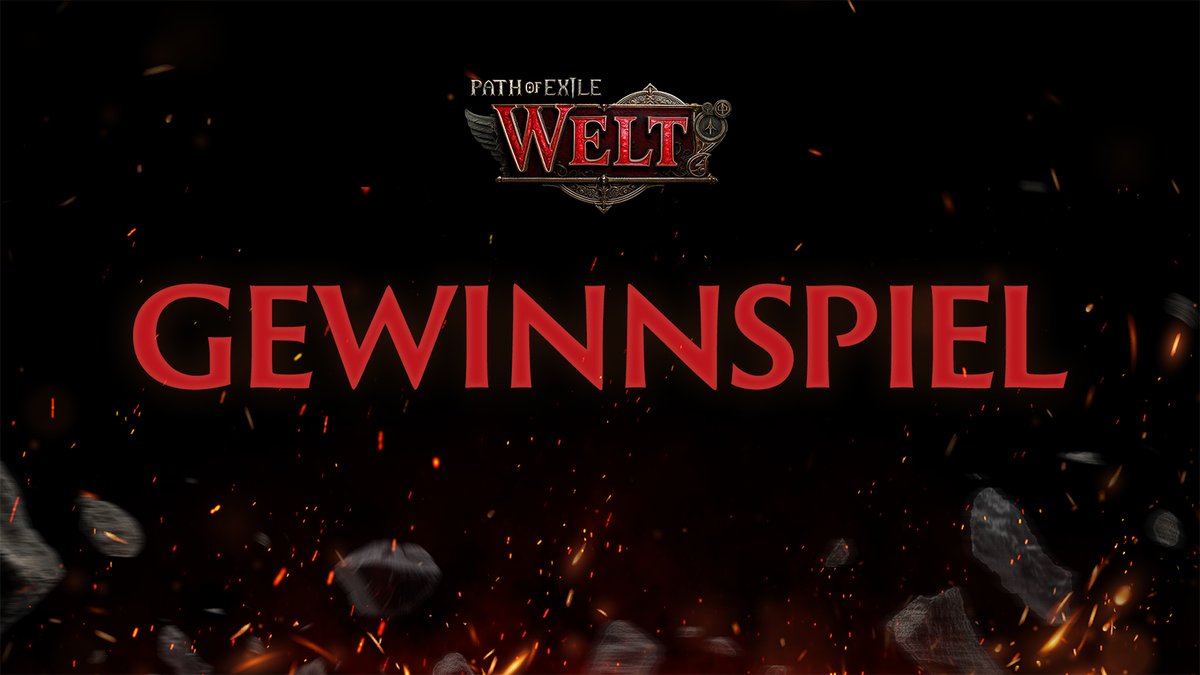 Mcky (@mcky_tv) on Twitter photo 3 Gewinner erhalten je einen Early Access Key für #PathofExile2 !
Voraussetzung: Retweete diesen Tweet und folge <a href="/PoE2Welt/">Path of Exile 2 Welt</a>
Teilnahme bis: 07.01.25 um 20 Uhr
Disclaimer: Ab 18. Rechtsweg ausgeschlossen. Keine Barauszahlung.
#poe2 #giveaway <a href="/PoE2Welt/">Path of Exile 2 Welt</a> #Werbung 3 Gewinner erhalten je einen Early Access Key für #PathofExile2 !
Voraussetzung: Retweete diesen Tweet und folge <a href="/PoE2Welt/">Path of Exile 2 Welt</a>
Teilnahme bis: 07.01.25 um 20 Uhr
Disclaimer: Ab 18. Rechtsweg ausgeschlossen. Keine Barauszahlung.
#poe2 #giveaway <a href="/PoE2Welt/">Path of Exile 2 Welt</a> #Werbung