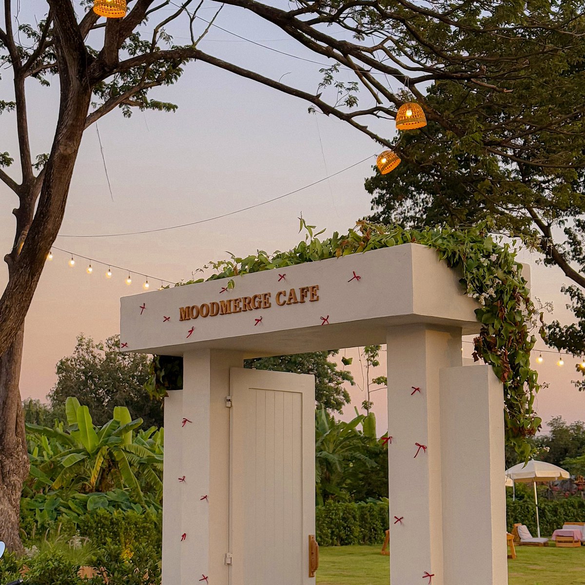 #คาเฟ่เปิดใหม่ ฟีลเหมือนอยู่เขาใหญ่มากกก mood ดีแสงสวย ฟีลได้สุดๆ ตัวร้านจะตกแต่งโทนสีครีม มีความมินิมอล ด้านนอกร้านเป็นมุมสวน มีที่นั่งหลายที่เลย 
ที่ร้านจะมีครบเลยทั้งเครื่องดื่ม ขนมและอาหารประเภทจานเดียว