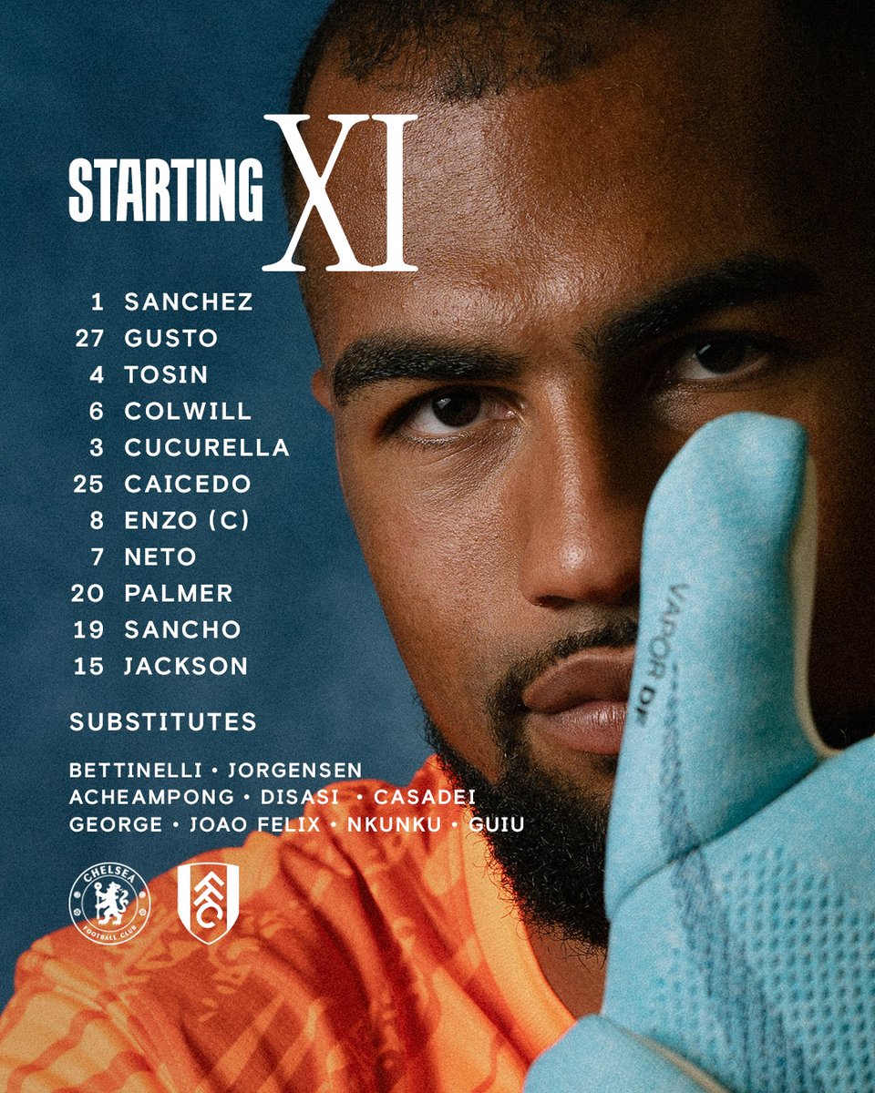 This is your Chelsea team today! 📝

#CFC | #CHEFUL