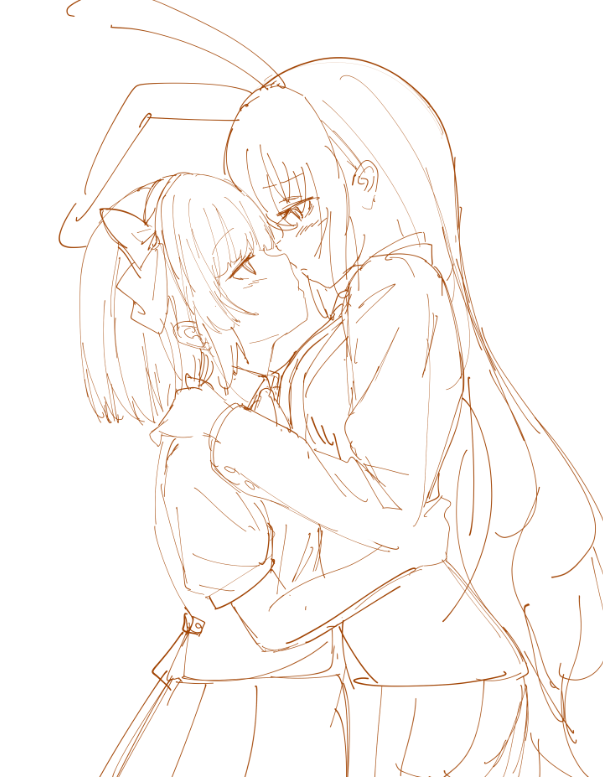 今日は時間なかったので、過去に描こうとして挫折したラフ供養でも 