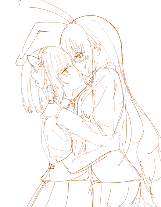 今日は時間なかったので、過去に描こうとして挫折したラフ供養でも 