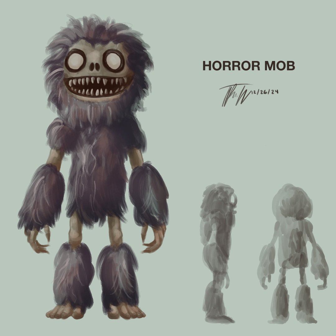 Unused mob concept for a horror game!

Commissions are open ✅💰

#art #illustration #artwork
#ArtistOnTwitter #digitalart #commissionsopen #Roblox #robloxart #RobloxDev #commissions #conceptart