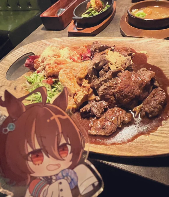もう眠い食べすぎました大満足!!!色紙は明日やります… 