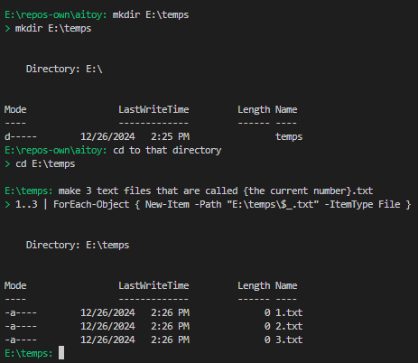 deep_seaside's tweet photo. Been working on a command line / AI blend. 
Works with powershell and bash.
Requires an OpenAI API key.
https://t.co/m6RKrfFGYr https://t.co/Q52G5zZPah