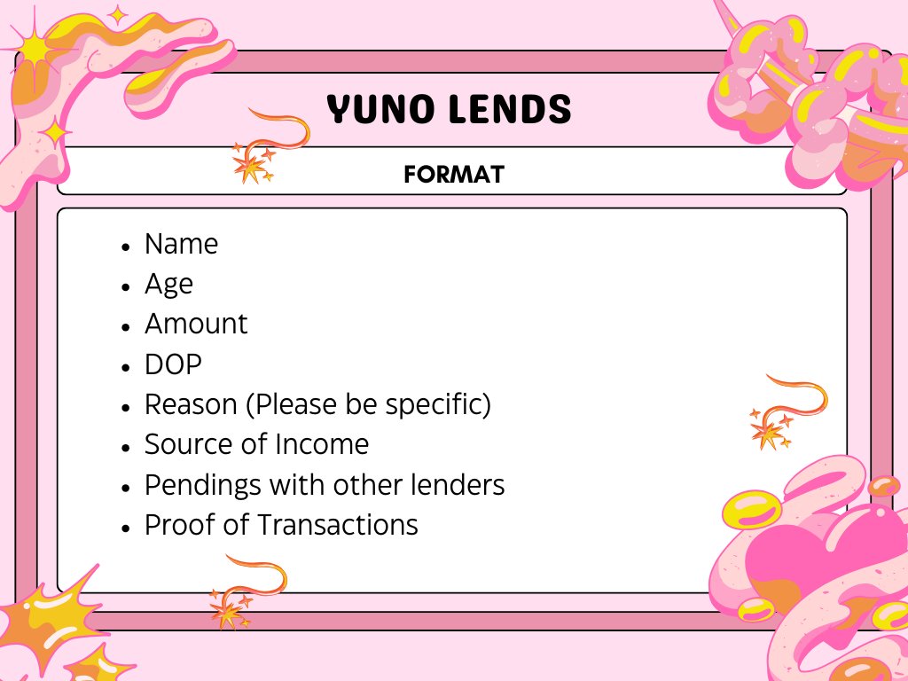 YUNO LENDS// PAUTANG SERVICE OPEN tweet media