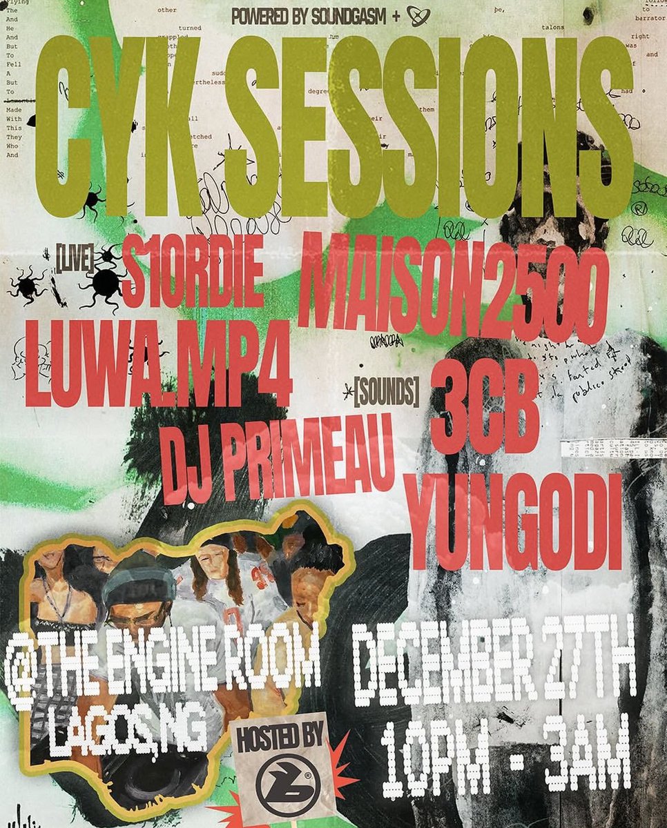 S1orDie's tweet photo. S1ORDIE LUWA.MP4 MAISON2500 LIVE TMR . 

BE THERE https://t.co/W6B9e3FKfW