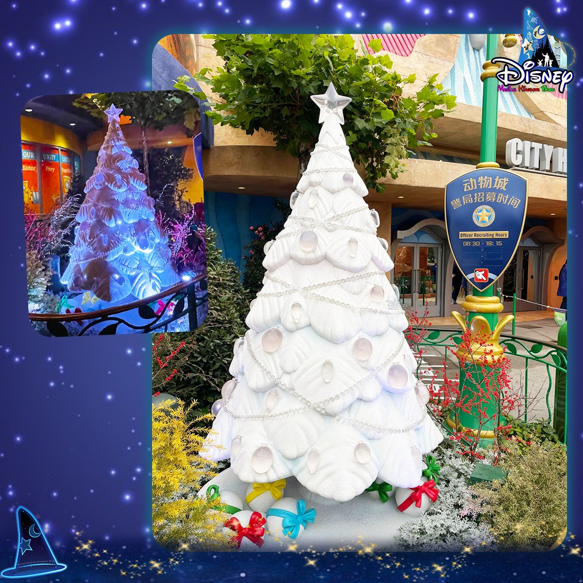 ❄️☃️「ズートピア」では、2024年11月19日から2025年1月1日まで