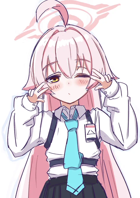 照れWぴーす ホシノ 