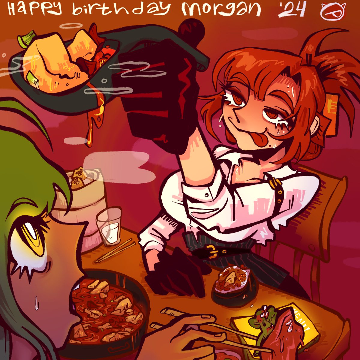 evillittlebug's tweet image. happy birthday morgan ofthedevil‼️ #otDevil