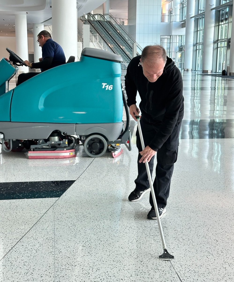 TheMiamiBeachCC's tweet image. ✨ Keeping the MBCC Radiant and Ready for Business ✨

At the Miami Beach Convention Center, we’re dedicated to ensuring our world-class venue is welcoming and inviting. A big thank you to the hardworking teams.  🌊

#FacilityCare #MBCC #CommitmentToExcellence