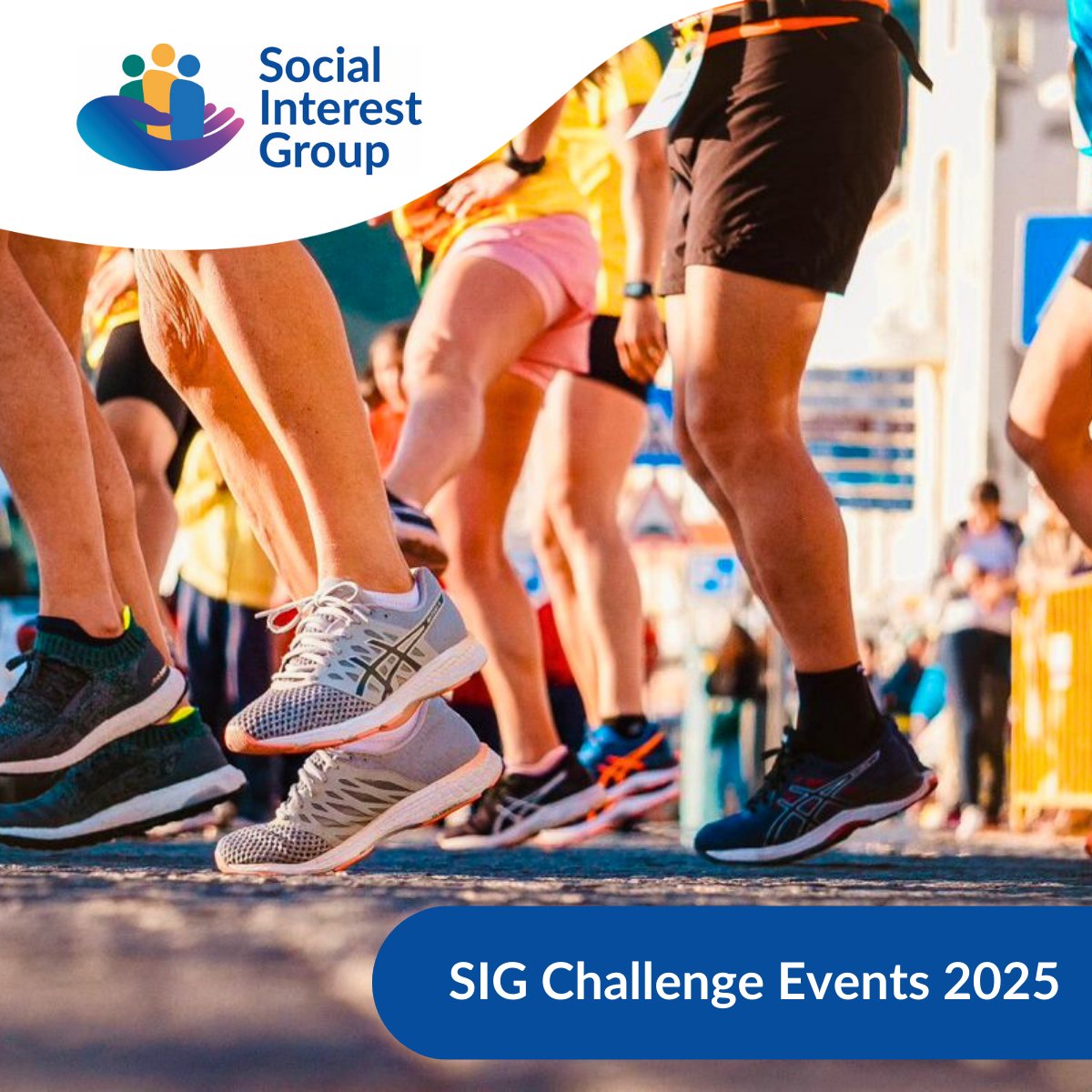 Ready to tackle your next exciting challenge in 2025? 

SIG has guaranteed exclusive places for Royal Parks Half, Hackney Half, Hampton Court Half, and the Barcelona Marathon!  

Don't wait - explore our events today and connect with us! ow.ly/268Q50UuxUU

#Fundraising2025