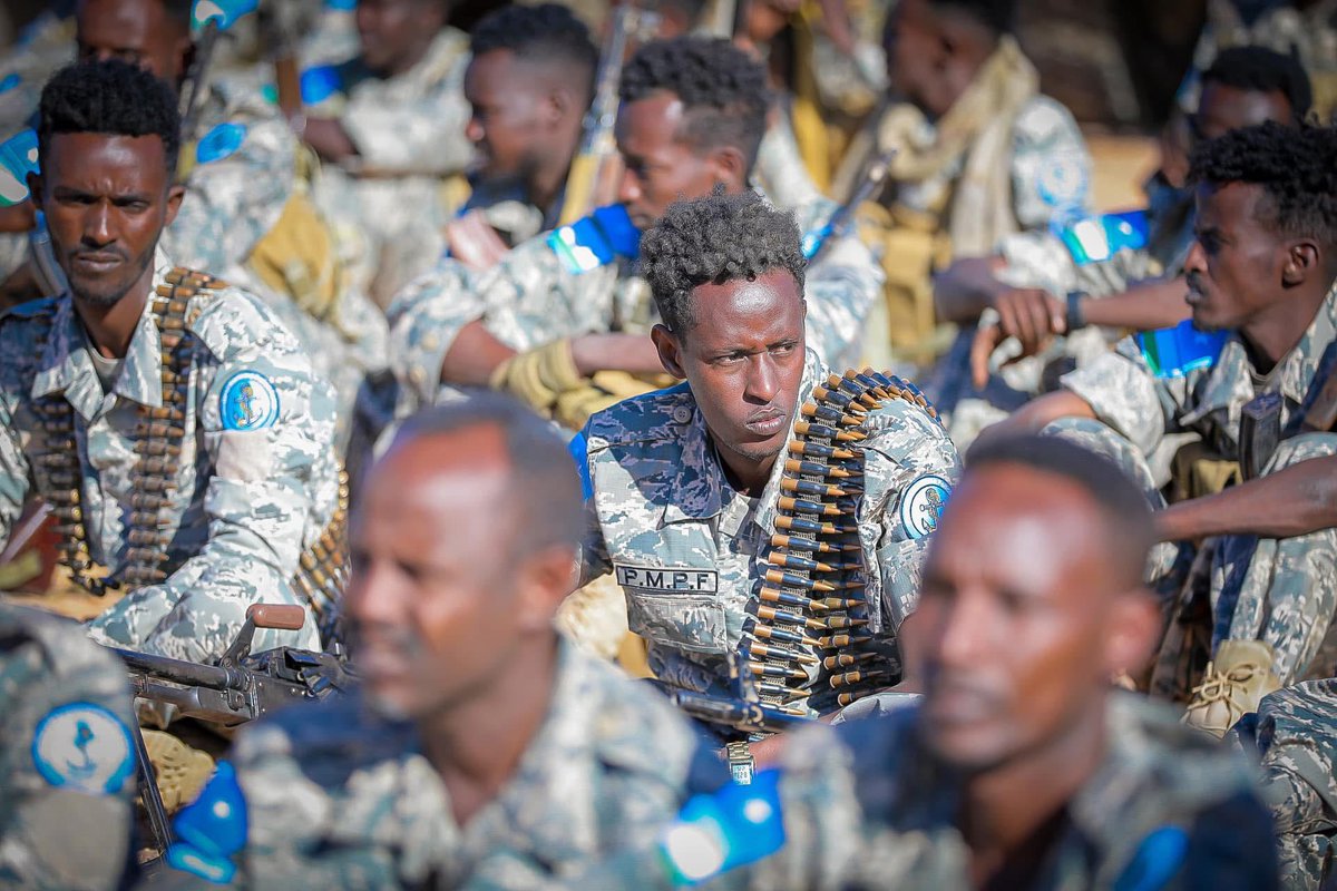 dhuludug's tweet photo. With unshakable resolve, #Puntland’s forces have #Daesh #ISIS terrorists in their sights.

10,000 elite commandos will sweep through every mountains, demolish every hideout, smoking out every cave and crush these terrorists. 

##OperationMountainThunder #Puntland #Somalia 
@FarahJuxa @PL_CTOperations @Plstatehouse
