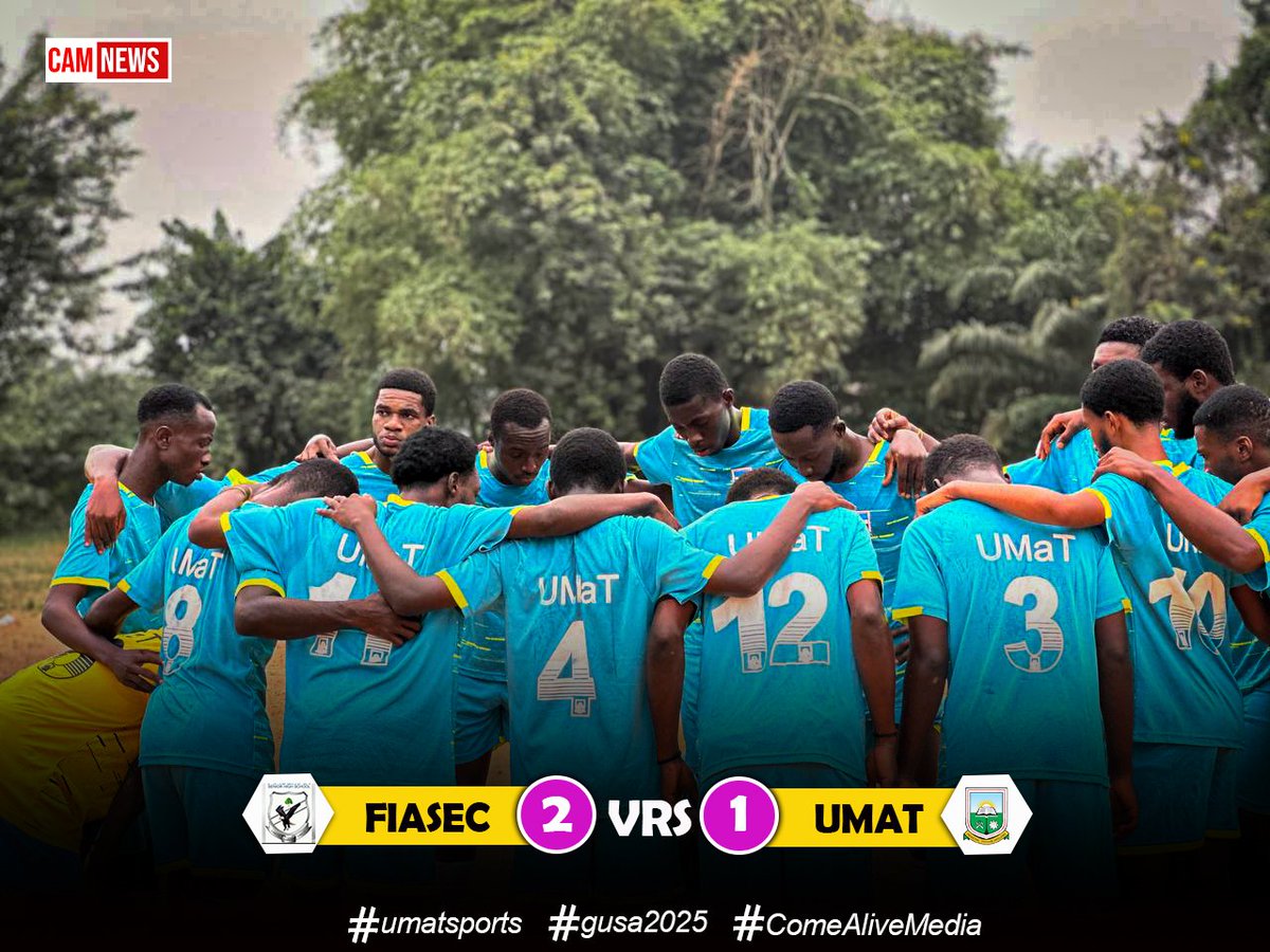 UMaT VS FIASEC MATCH UPDATE 🔥

Fiaseman SHS took the win with a 2-1 score against UMaT. Stay tuned for more updates on the team's progress.

#UMaTvsFIASEC #GUSA2025