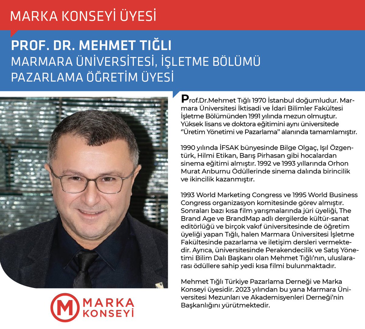 AKADEMİ DÜNYAMIZDAN ÜYEMİZ PROF. DR. MEHMET TIĞLI <a href="/memokrat/">Mehmet Tığlı</a>