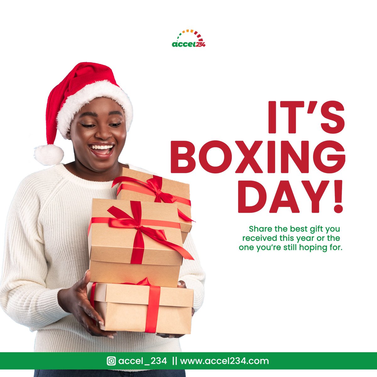 Accel234's tweet photo. Happy Boxing Day!!🎄🎁 https://t.co/YxyXcsluMy