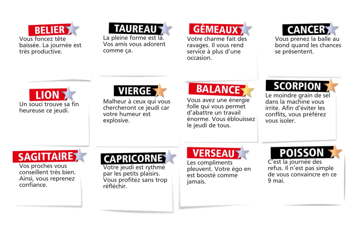 ForceMauve's tweet photo. L'horoscope du Double Expresso RTL2 du jeudi 26 décembre 2024 
MDR ! 😂 . Les poissons sont restés coincés au 9 mai ! 
Le stagiaire de @RTL2officiel  a encore frappé «  le roi du copier/coller  !) https://t.co/s90g7iwO7V