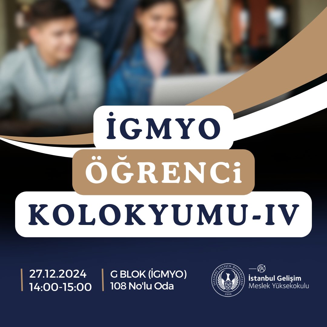 27.12.2024 Cuma günü saat 14:00'te 108 numaralı toplantı salonunda Öğrenci Kolokyumu gerçekleştirilecektir. 

Öğr. Gör. Muhammet Cihat Mumcu - Yapay Zeka Tabanlı Akıllı Sulama Sistemi Tasarımı ve Uygulaması