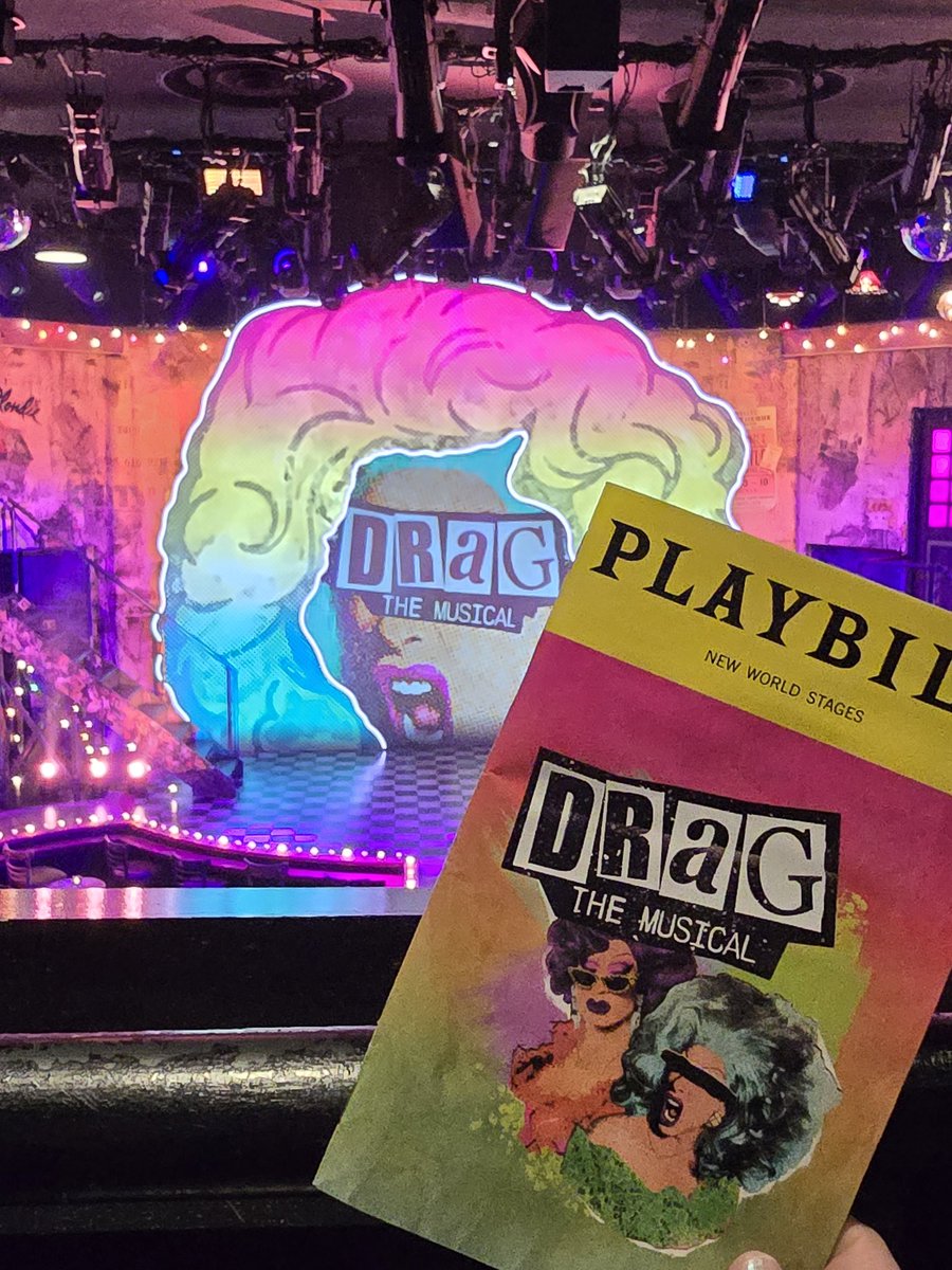 celtus's tweet image. My Christmas Day night entertainment #DragTheMusical.  It was heartwarming and very funny.  The talent on that stage was huge!  Having such a lovely time in #NYC #Broadway #Theatre #TheatreNerd #ChristmasInNewYork #NewYork