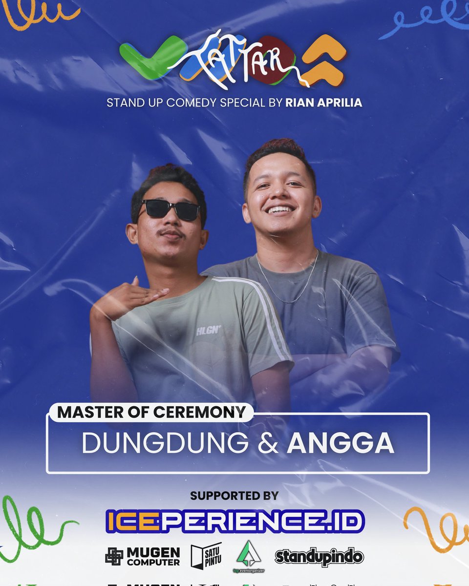 gabungan MC tak terduga, MC berbaju korpri dan pa tekeng tekeng. jadi yang datang besok mau dibantu tagihkan hutangnya bisa ke MC nya langsung.