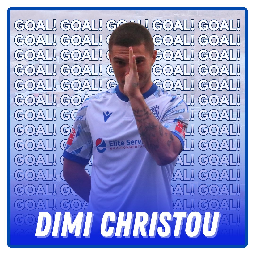 EnfieldFC's tweet photo. GOAL FOR THE E’S!

Dimi Christou slots home to give us a deserved equaliser.

#HER 1-1 #ENF

#OnlyOneEnfield https://t.co/rKA4XqzxRV