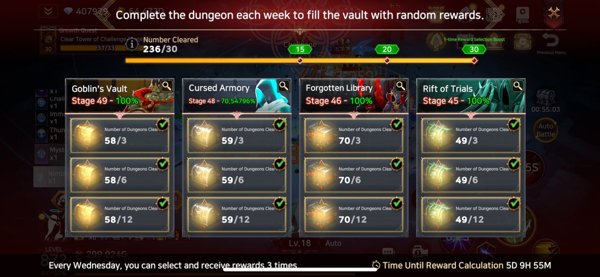 timelord1997's tweet photo. @immortalrising2 target before 2025
1/ complete the hell challenge
2/ complete the dungeon challenge (full level 41)
3/ full sss2 equipment (sss2 front arc)
4/ desire to enter the top 3000 arena
Here is my pre-2025 gaming schedule
#ImmortalRising2 #IR2Resolutions https://t.co/4v3TebZsiF