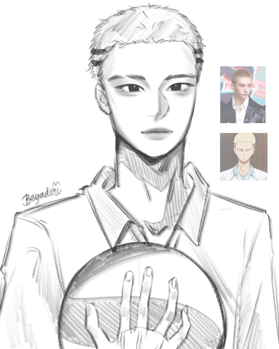 BEYADORI's tweet photo. 🥝🏐!!
#hyunjin #haikyuu #kyotani https://t.co/TU8DnMOFJf