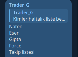 G_Traderrr's tweet image. Haftalık listemiz bu haftada güzel prim verdi vermeye devam ediyor. Analizlere devam ediyoruz diğer hafta için mesai yapmaya başladık ekranda. YTD.
Naten 54,20--  59,80
Esen  22,50-- 23,50  
Eforc 54,40 zarar ettik :) 51,40 
Gıpta 37,50  -- 41,50 
#naten #gıpta #eforce #esen