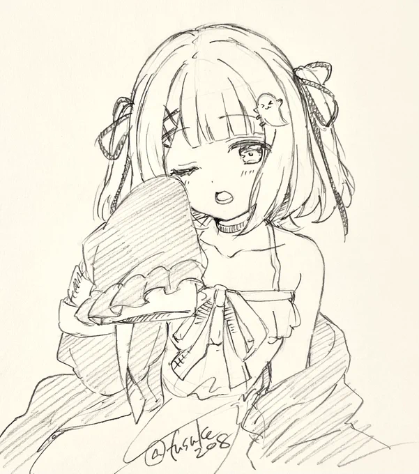 紫宮るなさん練習描き✍️ 
