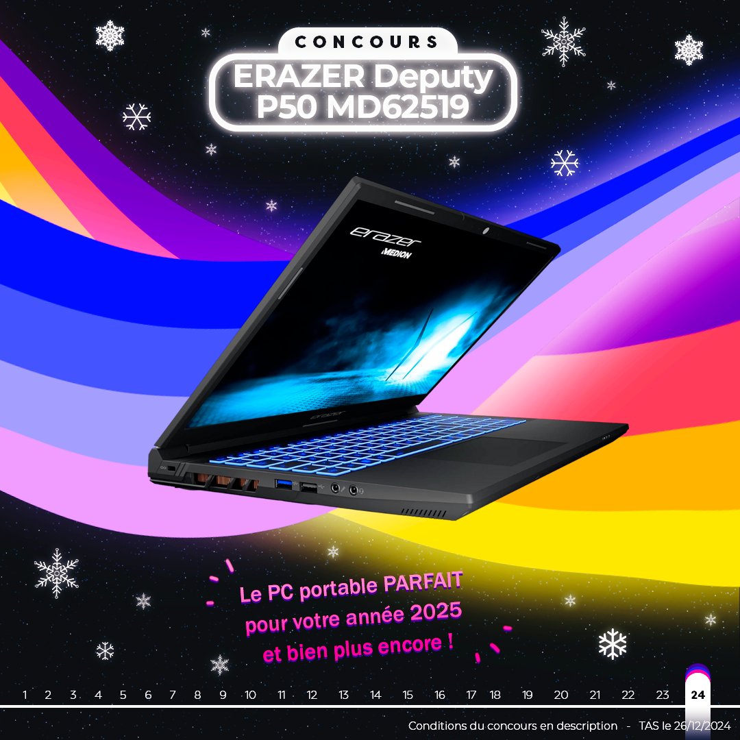 Samixerian's tweet image. #FrandroidOffreMoi +un ordinateur portable puissant + @ErazerFrance