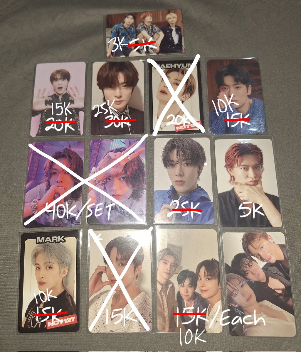 [Help RT Update]

❗CLEARANCE SALE❗aab nct
min. take 25k

✅ ready ina, price incl pack &amp; admin
✅ bisa co 🍊
 — not for a sensitive buyer

 🏠Cirebon, Jabar

T. wts wtb pc nct ready ina jaehyun yuta doyoung jeno johnny jungwoo renjun chenle taeyong nct