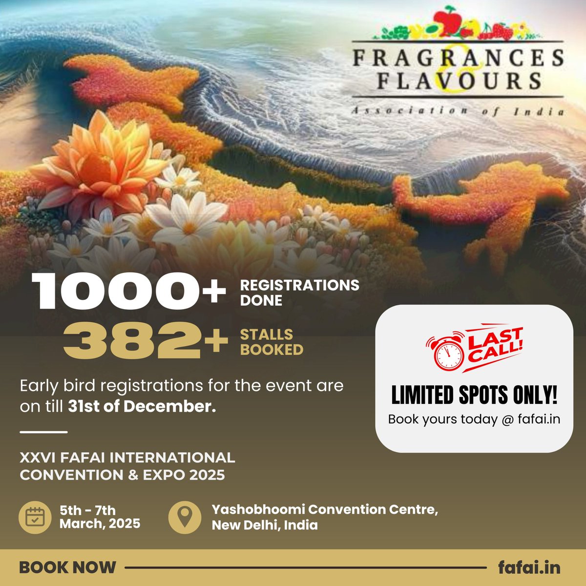 FRAGRANCES AND FLAVOURS ASSOCIATION OF INDIA tweet media