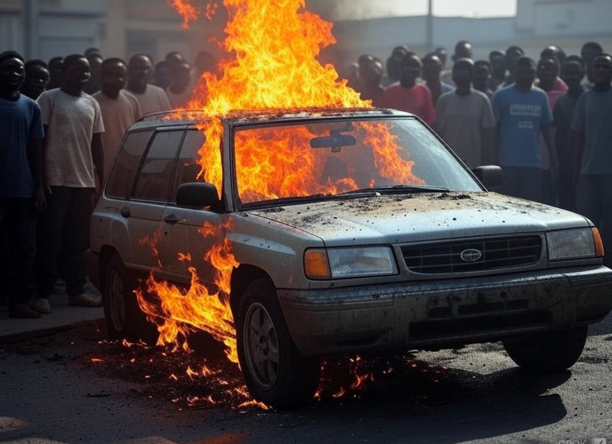 Afro_254's tweet photo. 🔥STONE 🔥OVERTURN AND 🔥BURN

Unmarked Subarus, Double cabins or any civilian vehicle that will be carrying masked, plain cloth criminals MUST be STONED, OVERTURNED and BURNED.

 #FreeKibet #FreeBillyMwangi #FreePeterMuteti #FreeBernardKavuli #EndAbductionsKE https://t.co/5W6p5DPFAZ