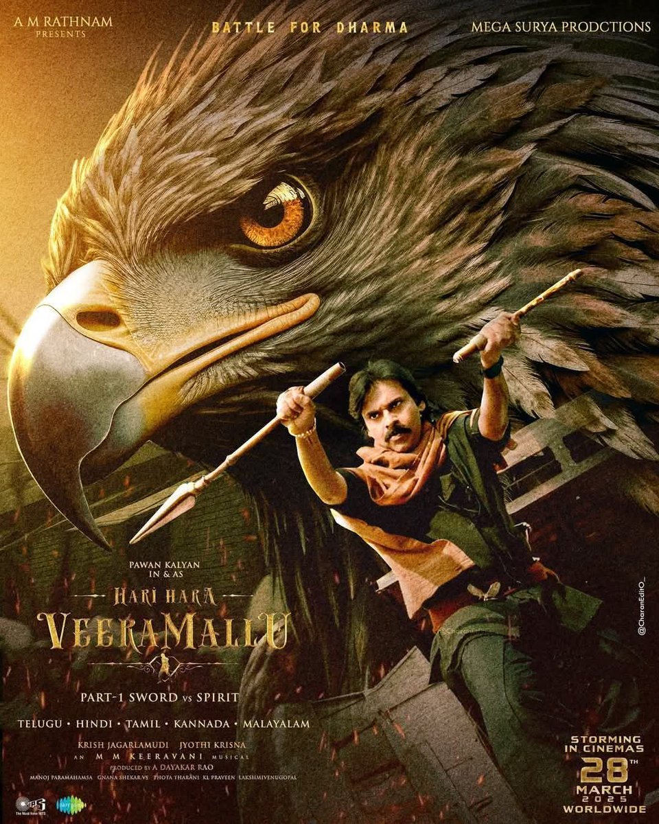 SamelPSPK's tweet photo. Hari Hara Veera Mallu's First Single to Arrive as a New Year Treat at 12:00 AM π¦
π₯.
The song, sung by PK in Telugu, will also feature PK's voice in other languages.
#HariHaraVeeraMallu #PawanKalyan π₯
#UrsSam π https://t.co/09u3wDmy3o