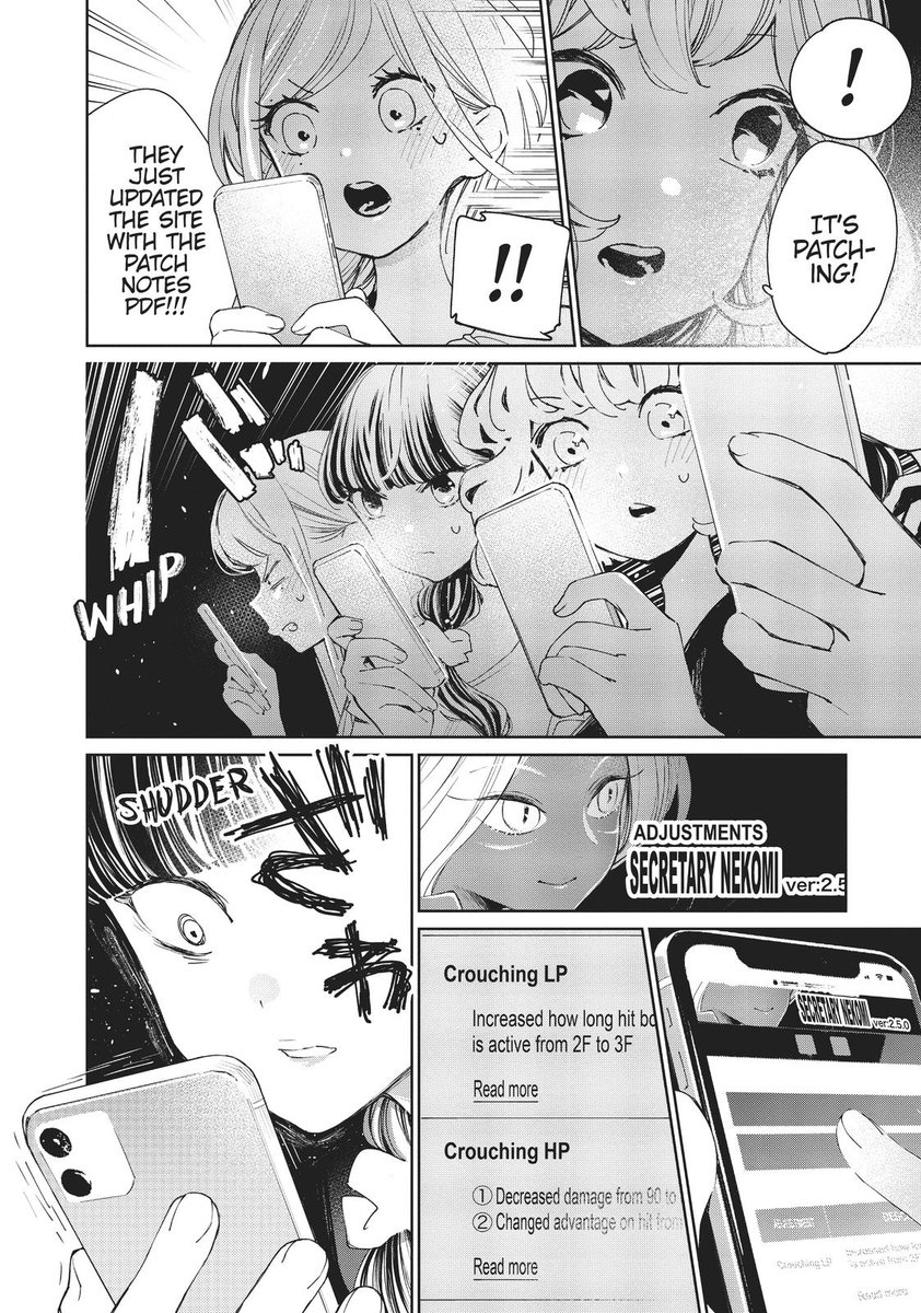 There's an entire chapter in this manga about patch notes 😭 