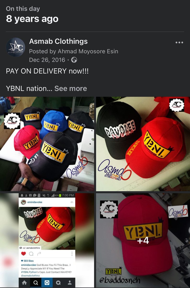 AsmabClothings's tweet photo. On this day 8 years ago, we did free delivery for YBNL cap & t shirt to celebrate OLAMIDE LIVE IN CONCERT 3 #Olic3 https://t.co/cq6VXu2lr6