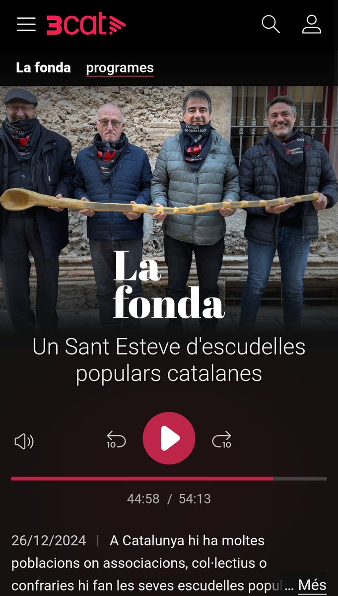 Òscar Gómez (@decuina) on Twitter photo Avui a #LaFonda de <a href="/CatalunyaRadio/">Catalunya Ràdio</a> hem recomanat el <a href="/AvenirRestaura1/">Avenir restaurant</a> (Barcelona) de <a href="/RogerVias/">roger viñas</a> i en Chesco. Cuina catalana actualitzada a la zona alta de la ciutat.
<a href="/pepnogue/">Pep Nogué i Puigvert</a> <a href="/som3cat/">3Cat</a>
▶️▶️▶️
3cat.cat/3cat/un-sant-e… Avui a #LaFonda de <a href="/CatalunyaRadio/">Catalunya Ràdio</a> hem recomanat el <a href="/AvenirRestaura1/">Avenir restaurant</a> (Barcelona) de <a href="/RogerVias/">roger viñas</a> i en Chesco. Cuina catalana actualitzada a la zona alta de la ciutat.
<a href="/pepnogue/">Pep Nogué i Puigvert</a> <a href="/som3cat/">3Cat</a>
▶️▶️▶️
3cat.cat/3cat/un-sant-e…