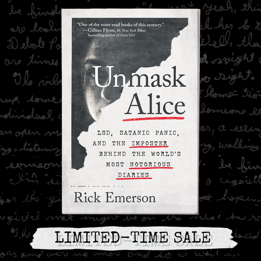 Merry/Happy/Blessed [holiday(s)], everyone. For a limited time, the hardcover version of UNMASK ALICE is 50% off at all Barnes &amp; Noble outlets. Sale ends January 31, so act with great haste.