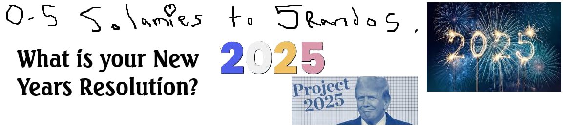 🎁 CONTEST 🎁 

Congrats to all winners of out $25k holidays giveaway. Back to our regular programing:
0.5 SOL to 5 random people. What are your NY resolutions?

Like, comment, retweet and follow on Twitter