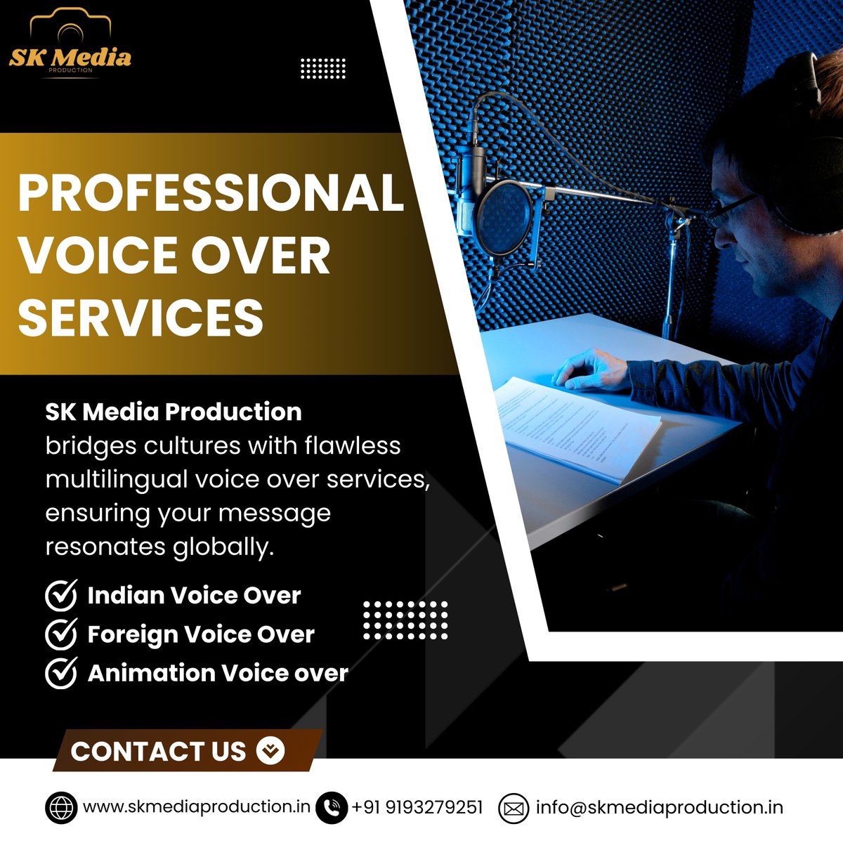 skmedia95's tweet image. Culturally Authentic Voice-Overs
🌏 Our voice-over artists deliver culturally accurate performances in all major languages!
📞 Contact us: +91 9193279251
📧 Email: info@skmediaproduction.in
🌐 Visit us: skmediaproduction.in
#CulturalAuthenticity #VoiceOverExperts