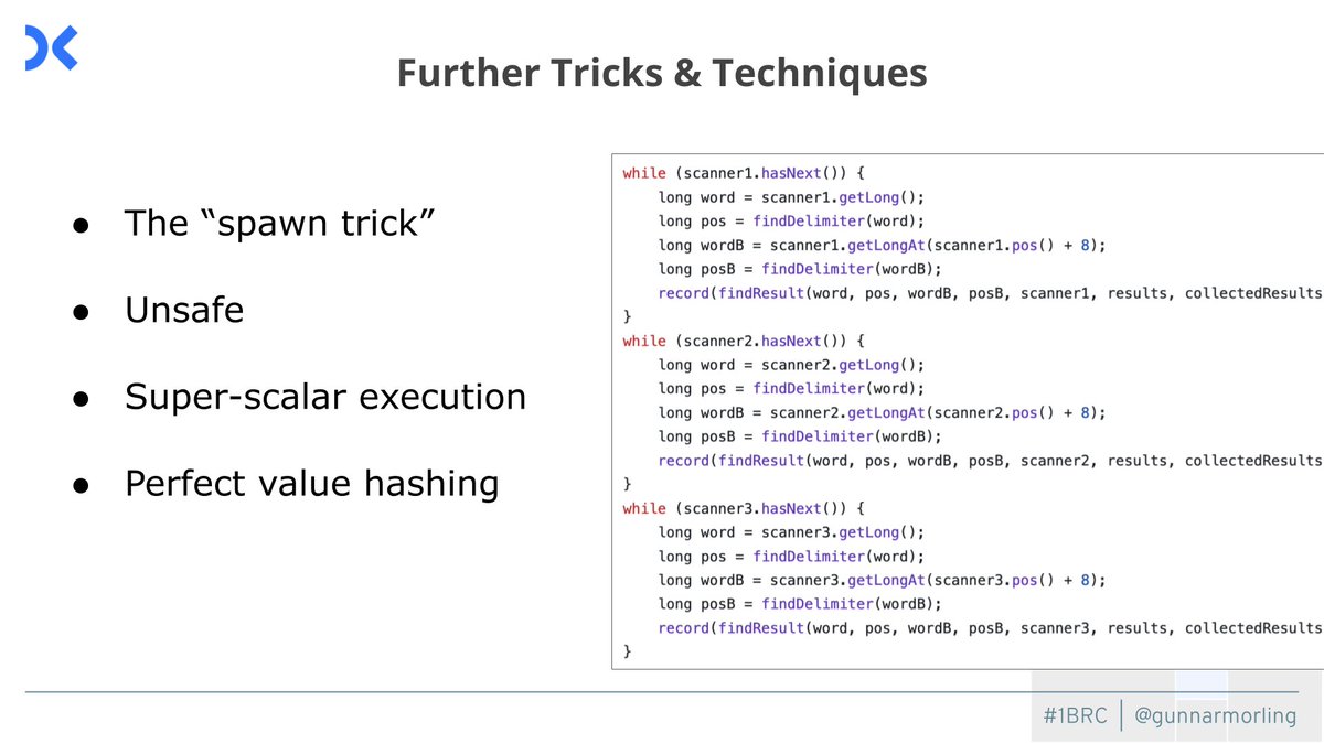 The One Billion Row Challenge was designed to see how fast you could aggregate 1B rows using modern #Java. As <a href="/gunnarmorling/">Gunnar Morling 🌍</a> said, "Wow, this thing really took off!" Learn the tricks used by the fastest solutions during Gunnar's #P99CONF talk. ow.ly/csQE50U5fx3

#ScyllaDB