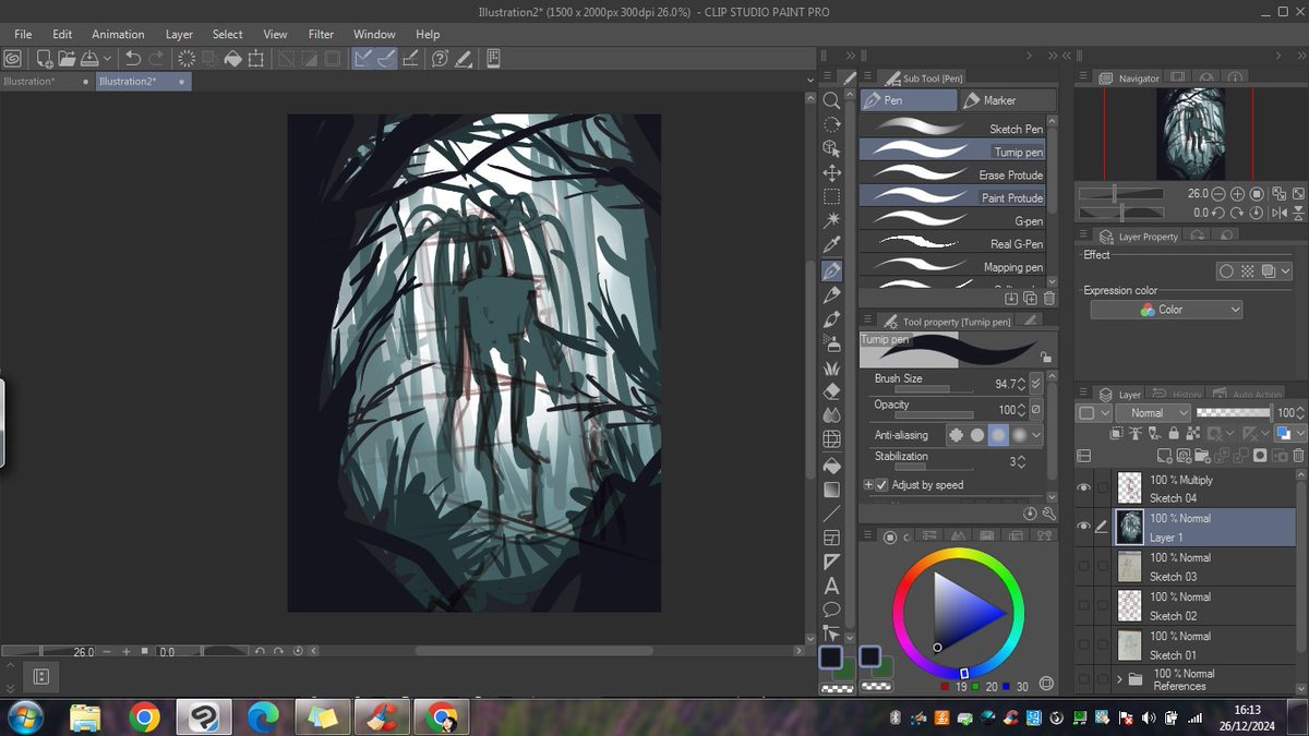 Merry Christmas everyone!
I'm late but I'm here. I was studying composition today. 

#design #illustration #composition